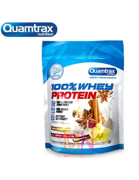 100% Whey Protein Quamtrax Direct (Concentrado de suero) 500g