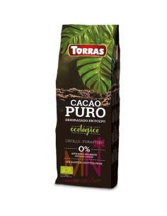  Cacao Puro desgrasado en Polvo Ecológico 150g