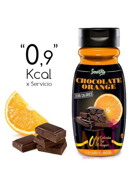 Sirope de Chocolate y Naranja Zero Calorías 320ml
