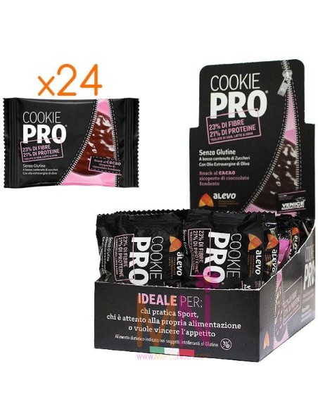 Caja x24 Cookies proteicas sin gluten COOKIE PRO 325g