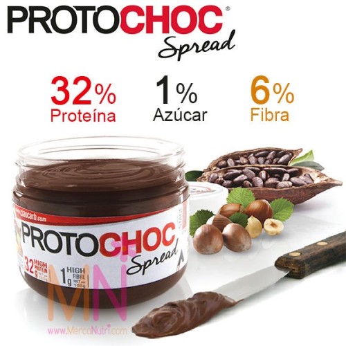 Crema proteica de Chocolate y Avellanas PROTOCHOC 