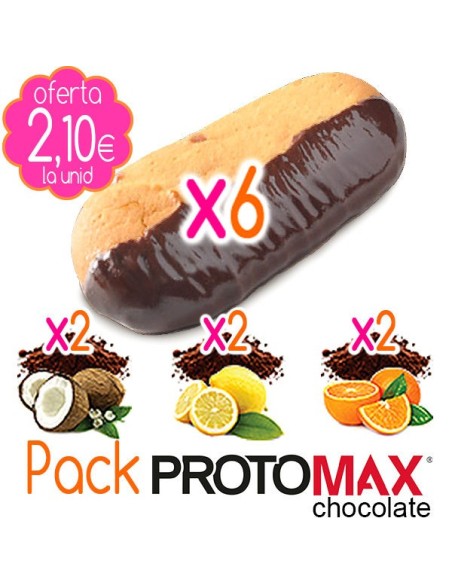 Pack Galletas PROTOMAX CHOCOLATE