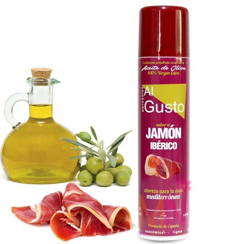 Spray de Aceite de Oliva sabor Jamón Ibérico 250ml