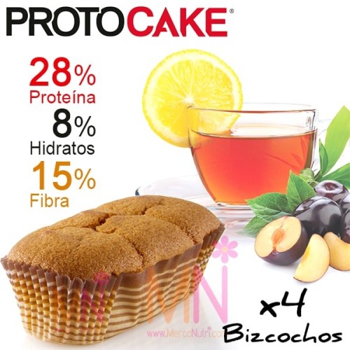 PROTOCAKE (Bizcocho proteico) - 4unid. x 45g
