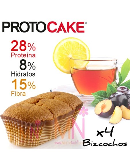 PROTOCAKE (Bizcocho proteico) - 4unid. x 45g