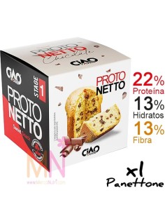 Panettone Keto con Chocolate PROTONETTO  90g