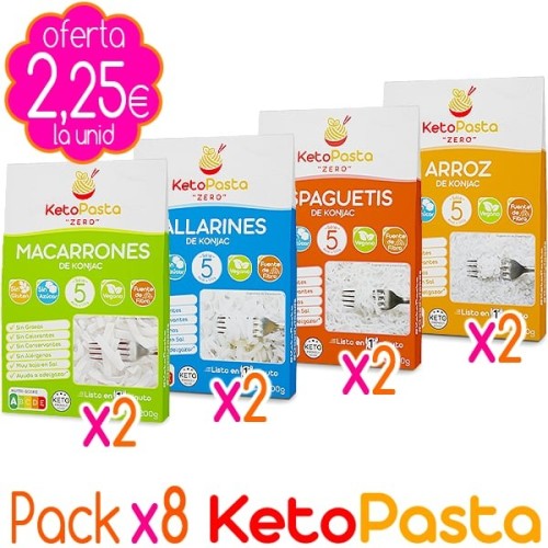 Pack x8 KetoPasta