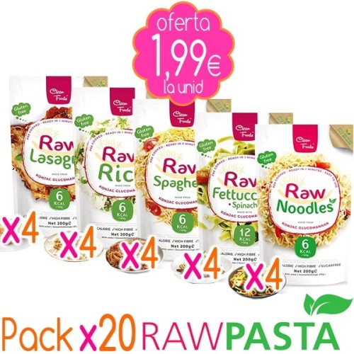 Pack x20 Raw Pasta