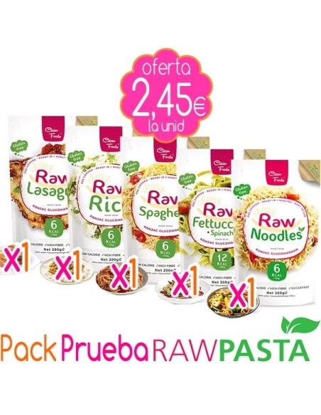 Pack Prueba Raw Pasta