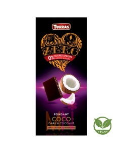Chocolate negro con Coco sin azúcares ZERO 125g