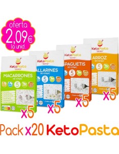 Pack x20 KetoPasta ZERO