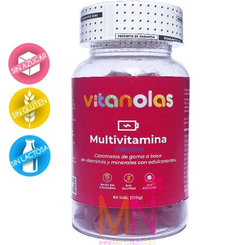 Gominolas con Vitaminas Adultos VITANOLAS 60 unid.