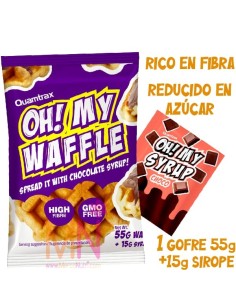 Gofre con Sirope de chocolate OH! MY WAFFLE