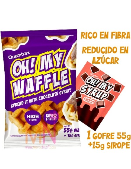 Gofre con Sirope de chocolate OH! MY WAFFLE