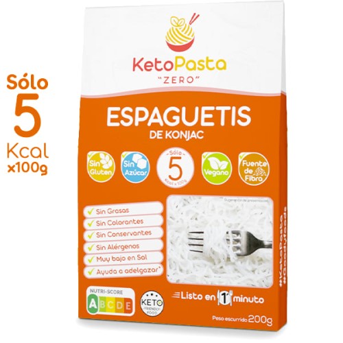 Espaguetis konjac KetoPasta ZERO 200g