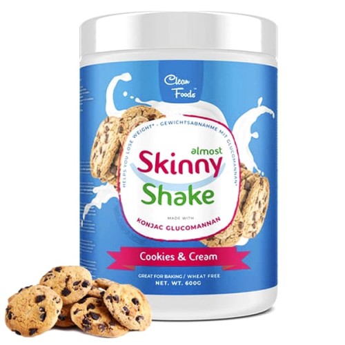 skinny shake cookies and cream cleanfoods