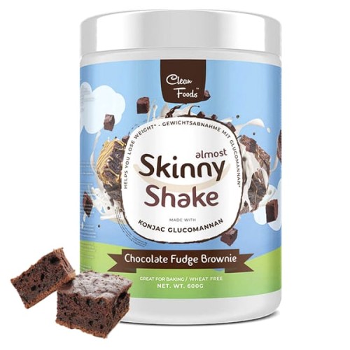 Almost skinny shake brownie cleanfoods