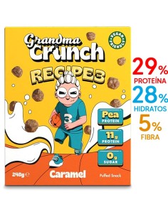 grandma crunch protein cereal caramel