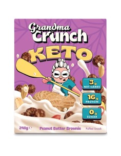 cereales keto brownie cacahuete grandma crunch