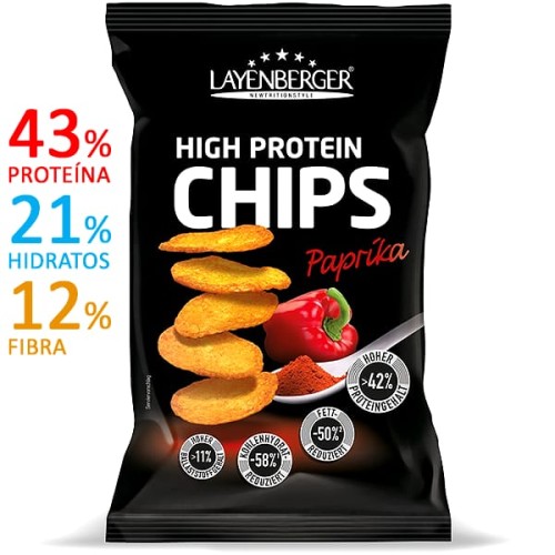 high protein chips paprika