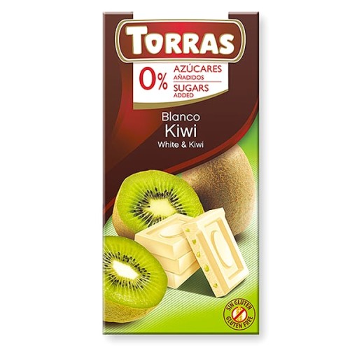 chocolate blanco kiwi chocolates torras