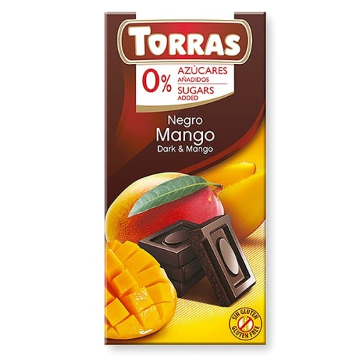 chocolate con mango sin azucar torras