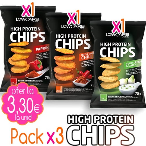 Pack x3 High Protein Chips 225g