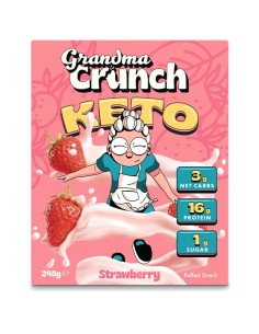 cereales keto fresa strawberry grandma crunch