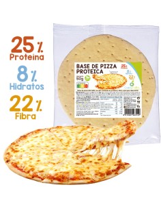 base de pizza proteica 50g