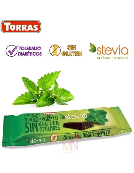 Chocolatina Stevia con Naranja 35g